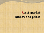 Asset market money and prices