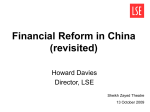 Financial Reform in China