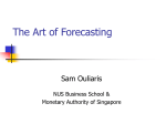 The Art of Forecasting - Economic Society of Singapore