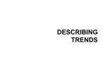 describing trends
