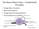 The Macro-Macro View – Fundamental Principles