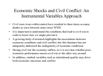 Economic Shocks and Civil Conflict: An Instrumental Variables