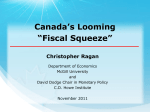 Canada`s Looming Fiscal Squeeze