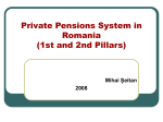 Private Pensions System in Romania (1st and 2nd