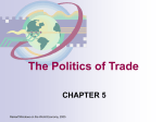 The Politics of Trade