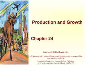 Production and Growth