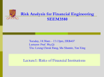 Lecture 1 - Department of Systems Engineering and Engineering
