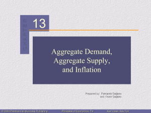 Chapter 24: Aggregate Demand, Aggregate Supply, and Inflation