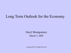 Long Term Outlook for the Economy