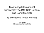 The IMF Role in Bank and Bond Markets By Eichengreen, Kletzer