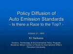 Policy diffusion of environmental standards