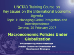 Macroeconomic Policies Under Globalization