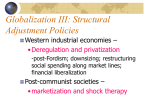 Globalization III: Structural Adjustment Policies