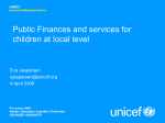 public finances and services for children
