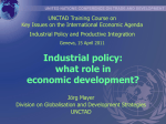 Industrial Policy - UNCTAD Paragraph 166 Course