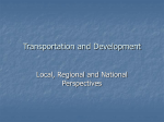 Transportation and Development