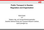 Public Transport in Sweden