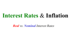 Interest Rates & Inflation