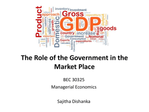 The Role of Government in the Market