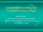Towards the creation of the Economic Census in Japan