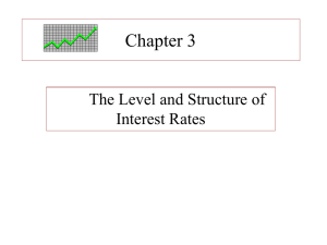 Term Structure of Interest Rates