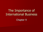 The Importance of International Business