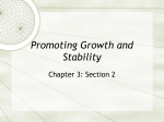Promoting Growth and Stability - PHS-Econ