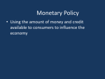 Federal Reserve and Monetary Policy