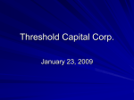 Threshold Capital Corp.