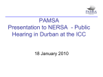 PAMSA Presentation to NERSA 1812 final