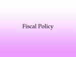 Fiscal Policy