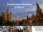 Employment Relations in Russia