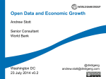Open Data & Economic Growth by Andrew Stott