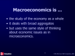 Macroeconomics is