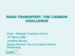 Road Transport - the Carbon Challenge