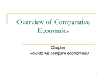 1 Overview of Comparative Economics Chapter I How do we