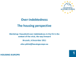 the housing perspective - over-indebtedness