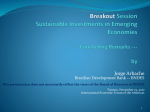 Sustainable Investments in Emerging Economies