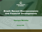 Brazil: Recent Macroeconomic and Financial Developments