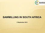 Sawmilling in South Africa