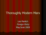 Thoroughly Modern Marx