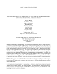 NBER WORKING PAPER SERIES ESTIMATES, PROJECTIONS, AND COMPARISONS