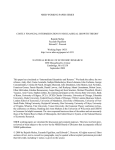 NBER WORKING PAPER SERIES COSTLY FINANCIAL INTERMEDIATION IN NEOCLASSICAL GROWTH THEORY