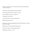 This PDF is a selection from an out-of-print volume from... of Economic Research Volume Title: Fiscal Institutions and Fiscal Performance