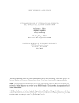 NBER WORKING PAPER SERIES OPTIMAL HOLDINGS OF INTERNATIONAL RESERVES: