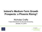 Ireland’s Medium-Term Growth Prospects: a Phoenix Rising? Nicholas Crafts