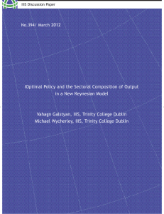 2012 IOptimal Policy and the Sectoral Composition of Output