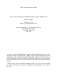 NBER WORKING PAPER SERIES Pierpaolo Benigno Working Paper 12219