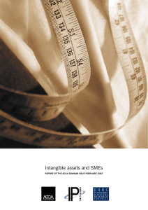 Intangible assets and SMEs
