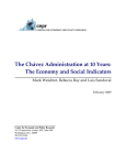 The Chávez Administration at 10 Years: The Economy and Social Indicators